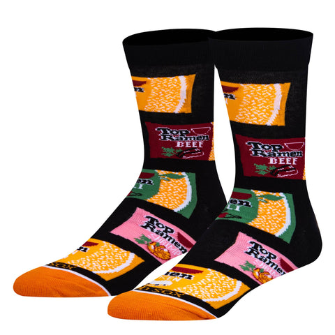 Cool Socks - Top Ramen Flavors - Mens Crew Folded