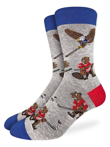 Men's Hockey Beaver Vs Eagle Socks