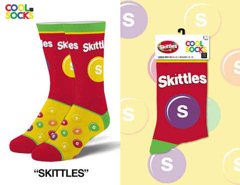 Cool Socks - Skittles - Mens Crew Folded