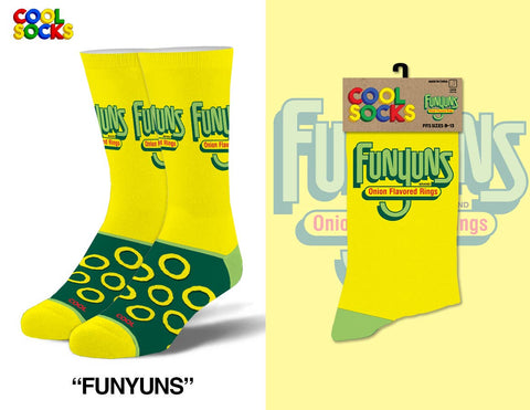 Cool Socks - Funyuns - Mens Crew Folded